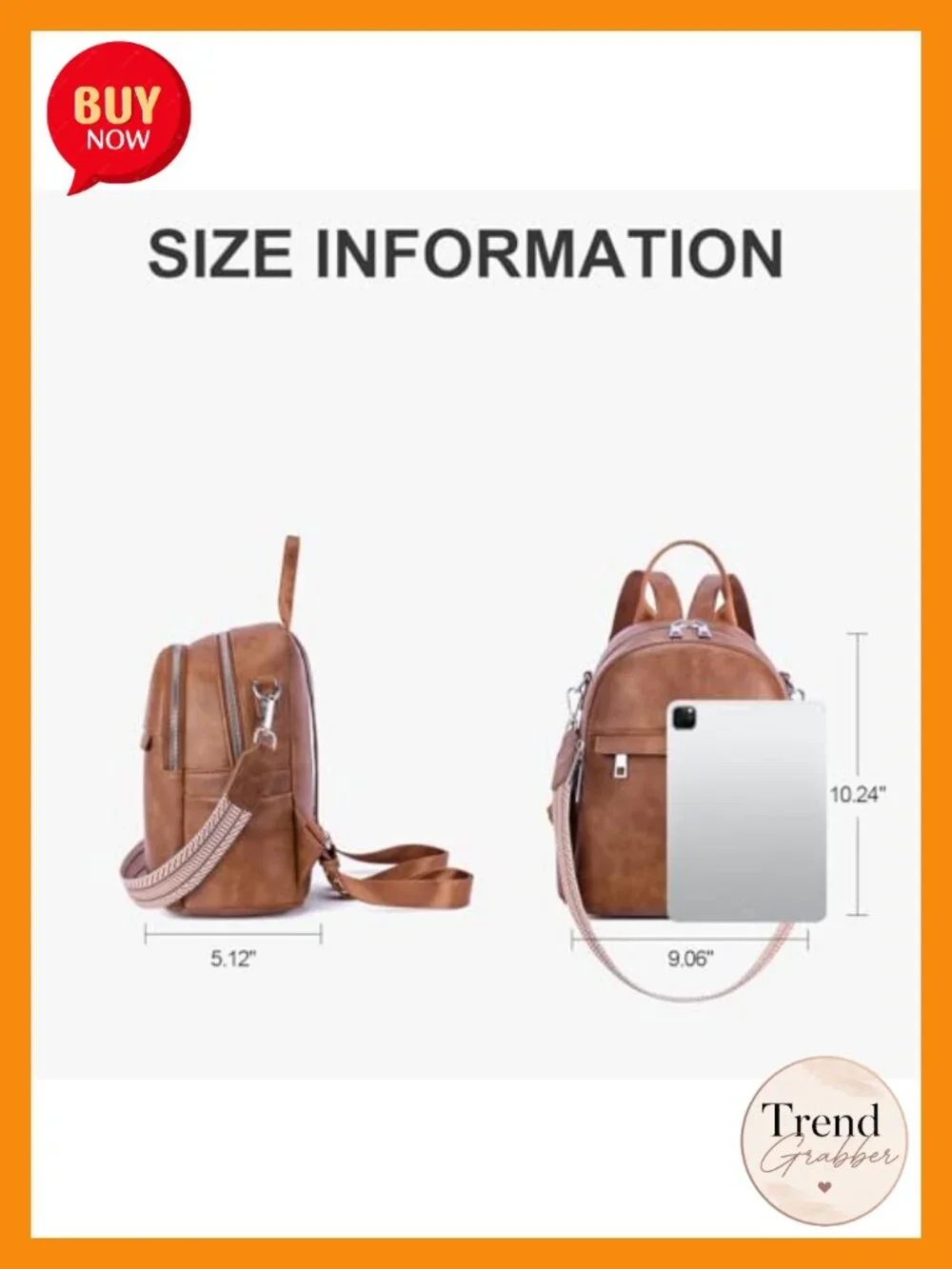 Mini Convertible Faux Leather Backpack Purse for Women Travel
